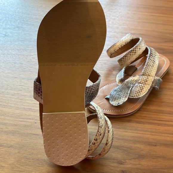 Real python skin sandals - Picture 6 of 7